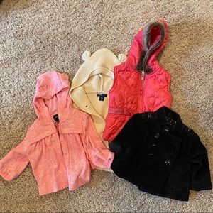 3-6 month girl outerwear
